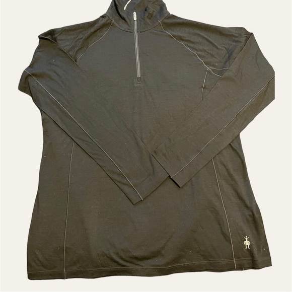 Smartwool Women's Classic All-Season Merino Base Layer 1/4 Zip - Picture 4 of 5